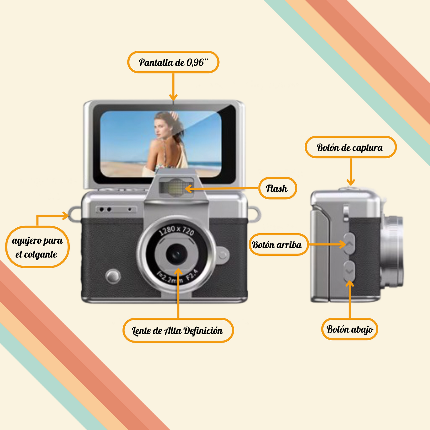 especificaciones tecnicas de mini camara llavero