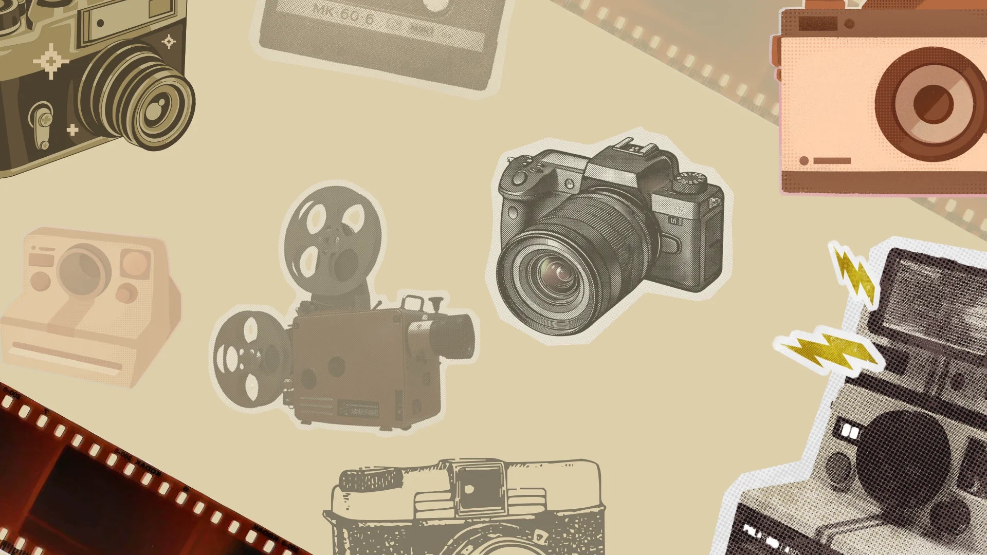 mini cámara retro llavero pequeña Retroscam